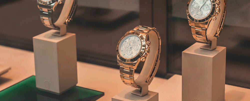 Three Watches on Stands